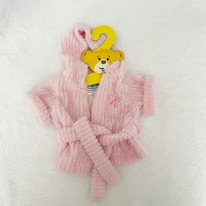 Build-A-Bear Black Pink Robe
